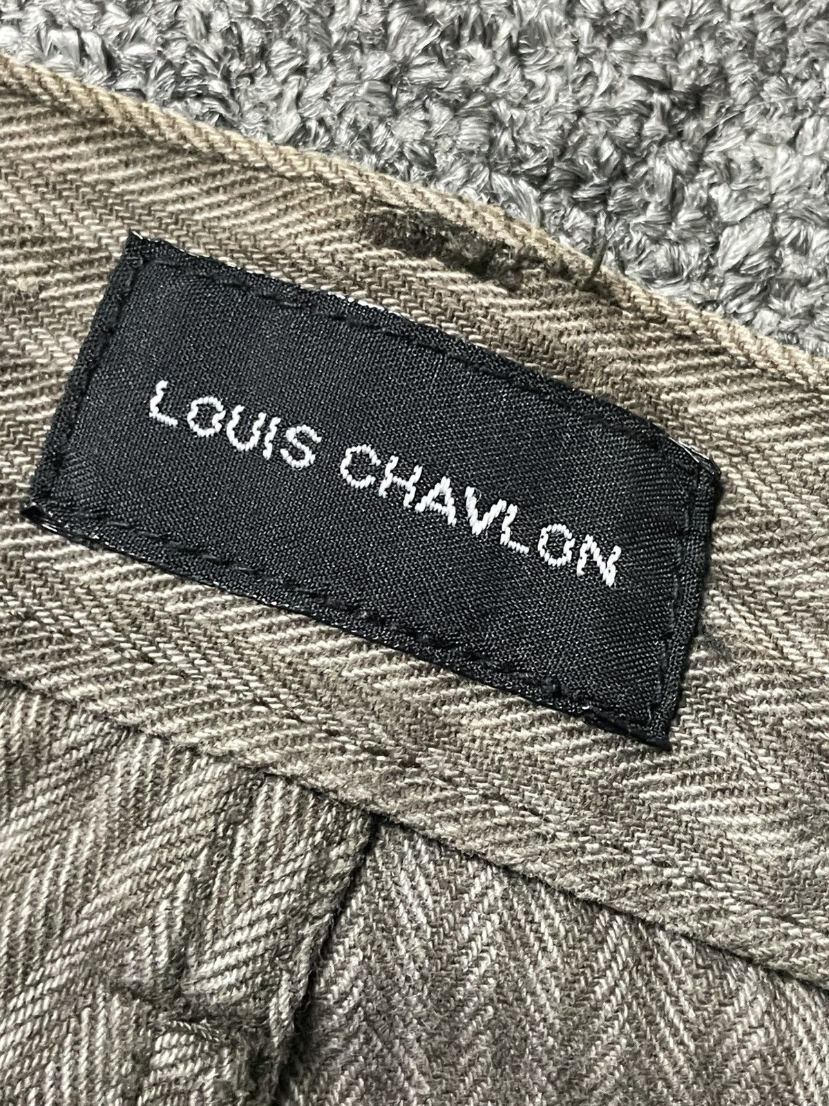 Japanese Brand × Vintage Vintage LOUIS CHAVLON Stripes Denim Pants (112) Size US 33 - 6 Thumbnail