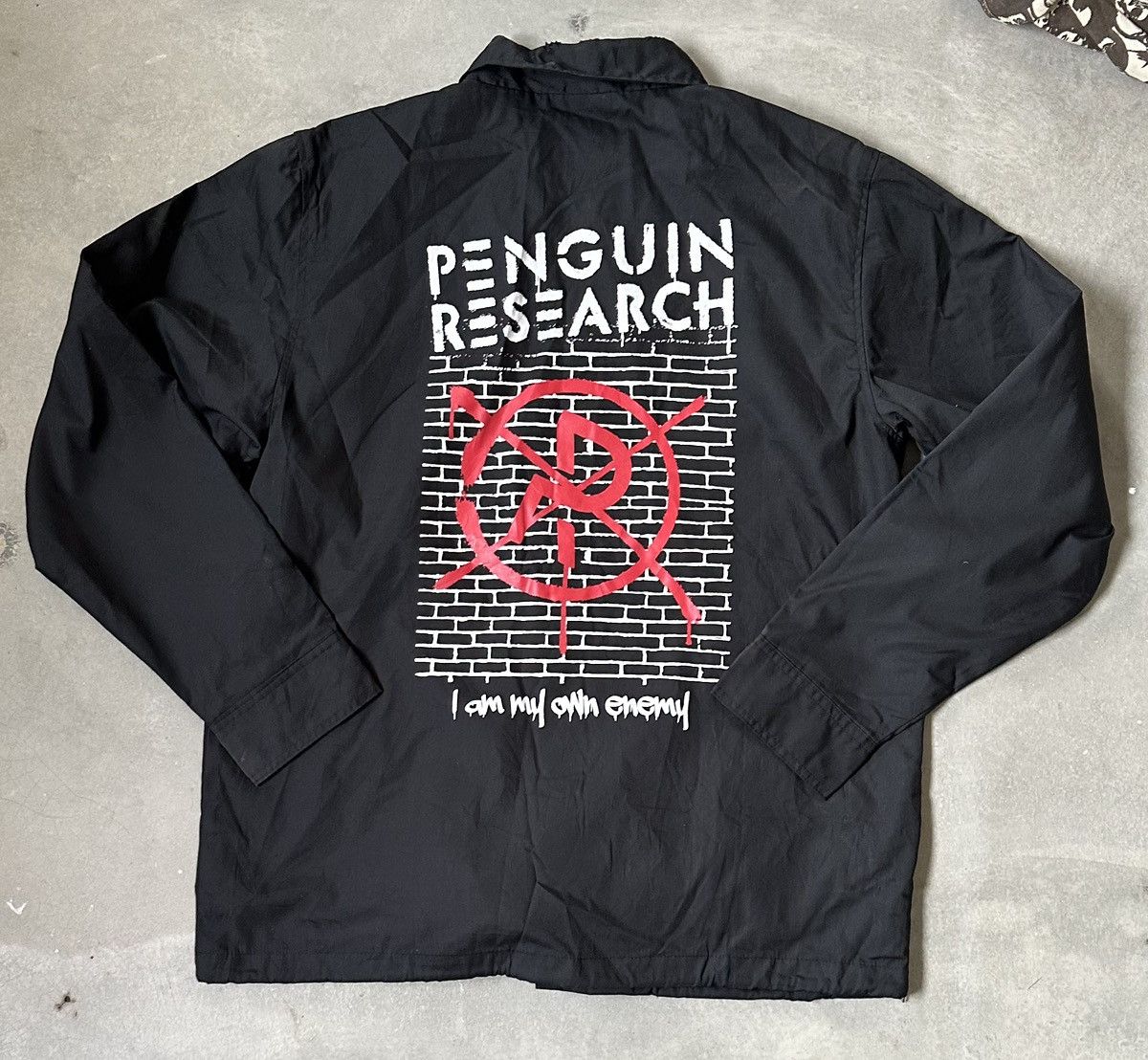 Japanese Brand VINTAGE PENGUIN RESEARCH JAPANESD ROCK BAND COACH JACKET Size US M / EU 48-50 / 2 - 1 Thumbnail