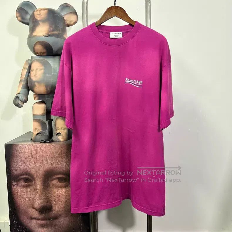 Balenciaga Balenciaga Wave embroidery short-sleeve Size US M / EU 48-50 / 2 - 1 Thumbnail