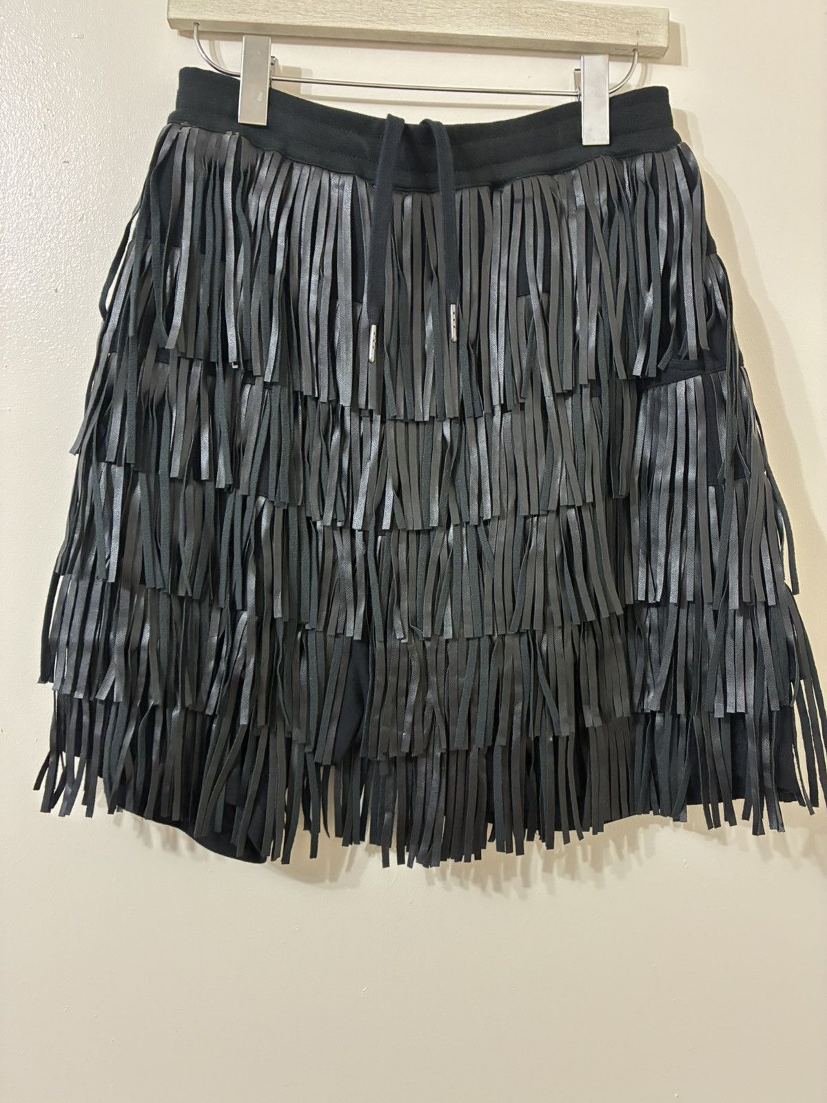 KTZ Black Fringe Shorts Size US 32 / EU 48 - 1 Thumbnail