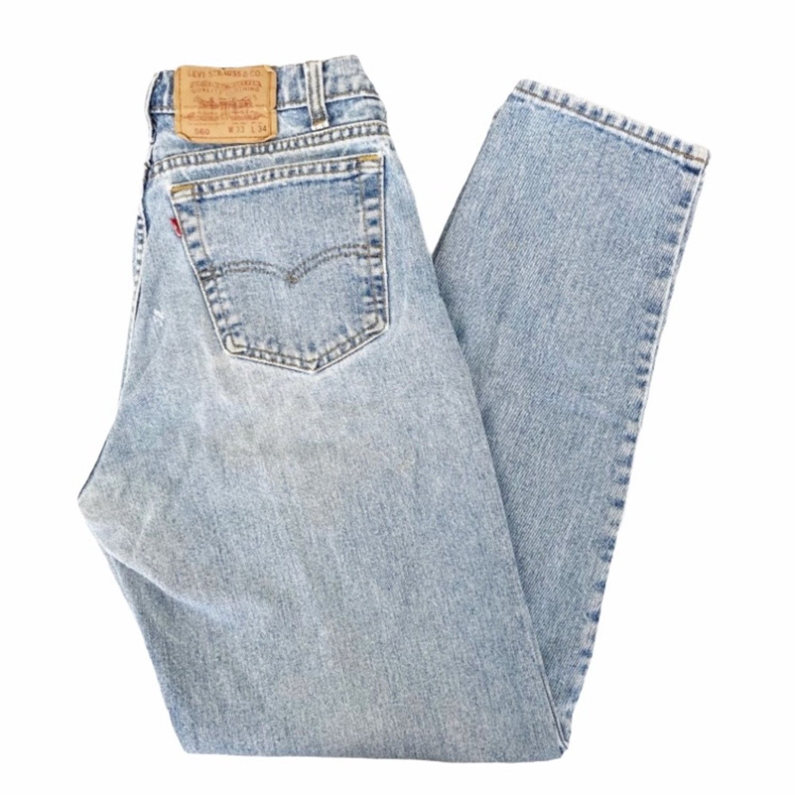 Levi's Vintage Levi’s 560 High Waisted Mom Jeans Size 30" / US 8 / IT 44 - 1 Thumbnail