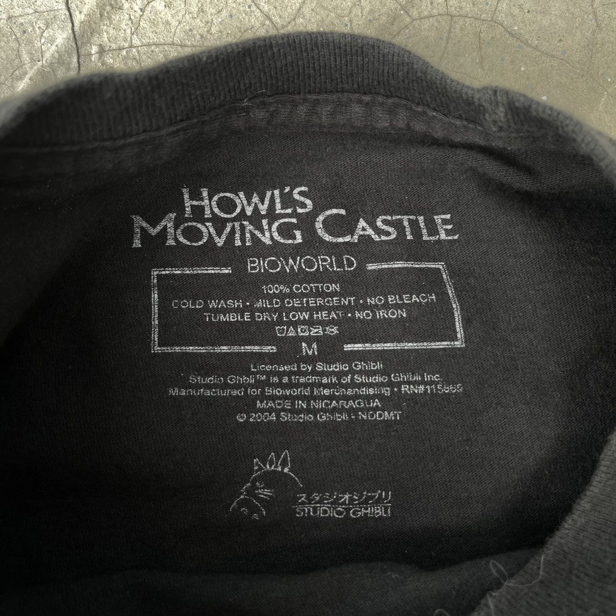 Anime Studio Ghibli Howl's Moving Castle T-Shirt Size M Size US M / EU 48-50 / 2 - 4 Thumbnail