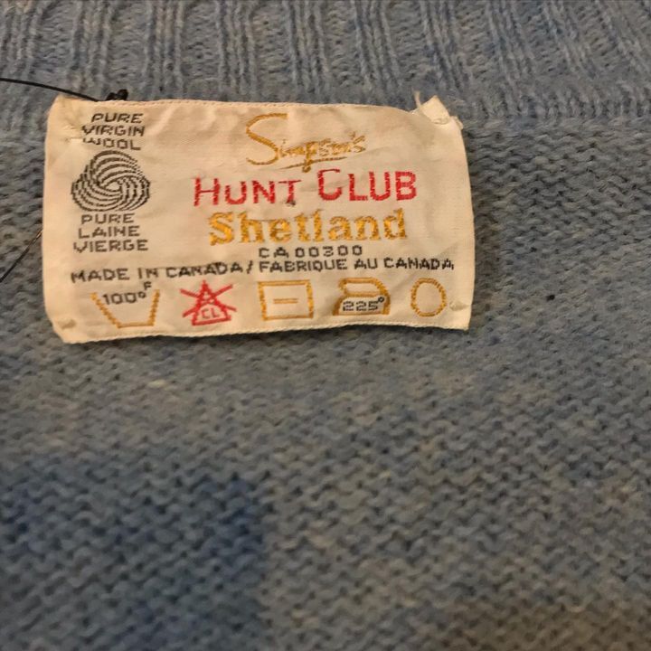 Vintage 1960s vintage Simpsons Hunt Club Using Shetland native Size US L / EU 52-54 / 3 - 6 Thumbnail