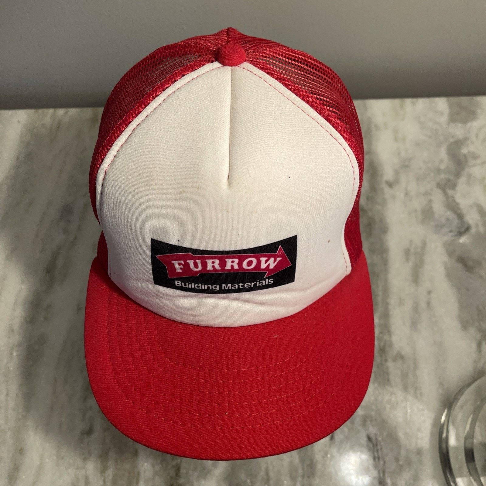 Vintage Furrow Building Materials Vintage 1980s Adjustable Cap Hat Size ONE SIZE - 3 Thumbnail