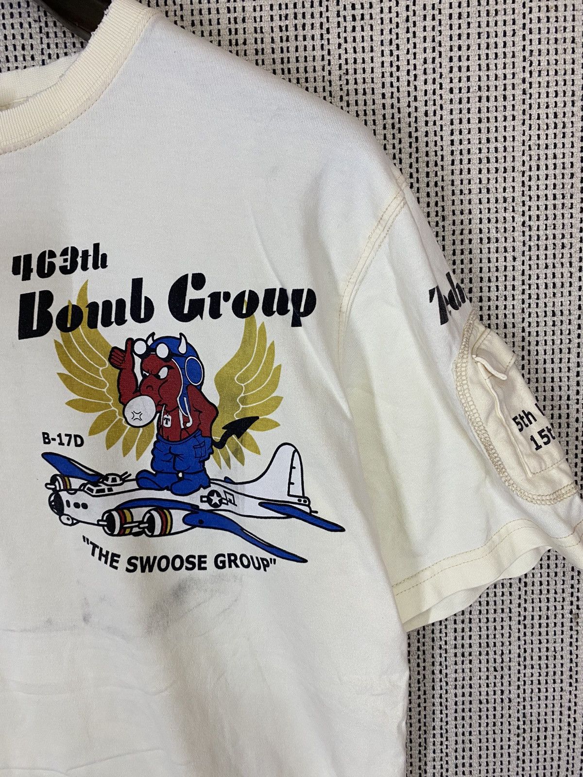 Buzz Rickson's × Tedman × Toyo Enterprises ‼️TEDMAN 463th BOMB GROUP TSHIRT DISTRESSED BY TOYO ENTERPRIS Size US L / EU 52-54 / 3 - 3 Thumbnail