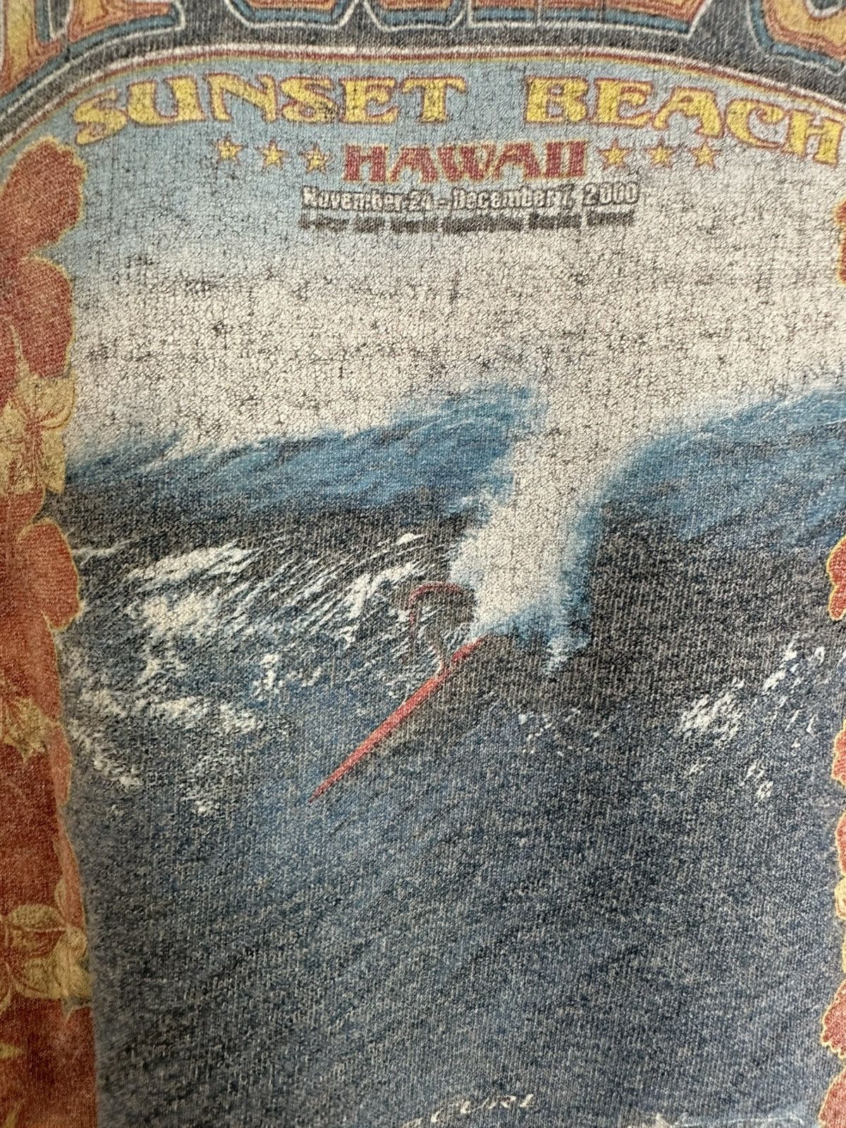 Rip Curl Vintage Rip Curl Cup Sunset Beach, Hawaii Surf Tee Size US XL / EU 56 / 4 - 5 Thumbnail