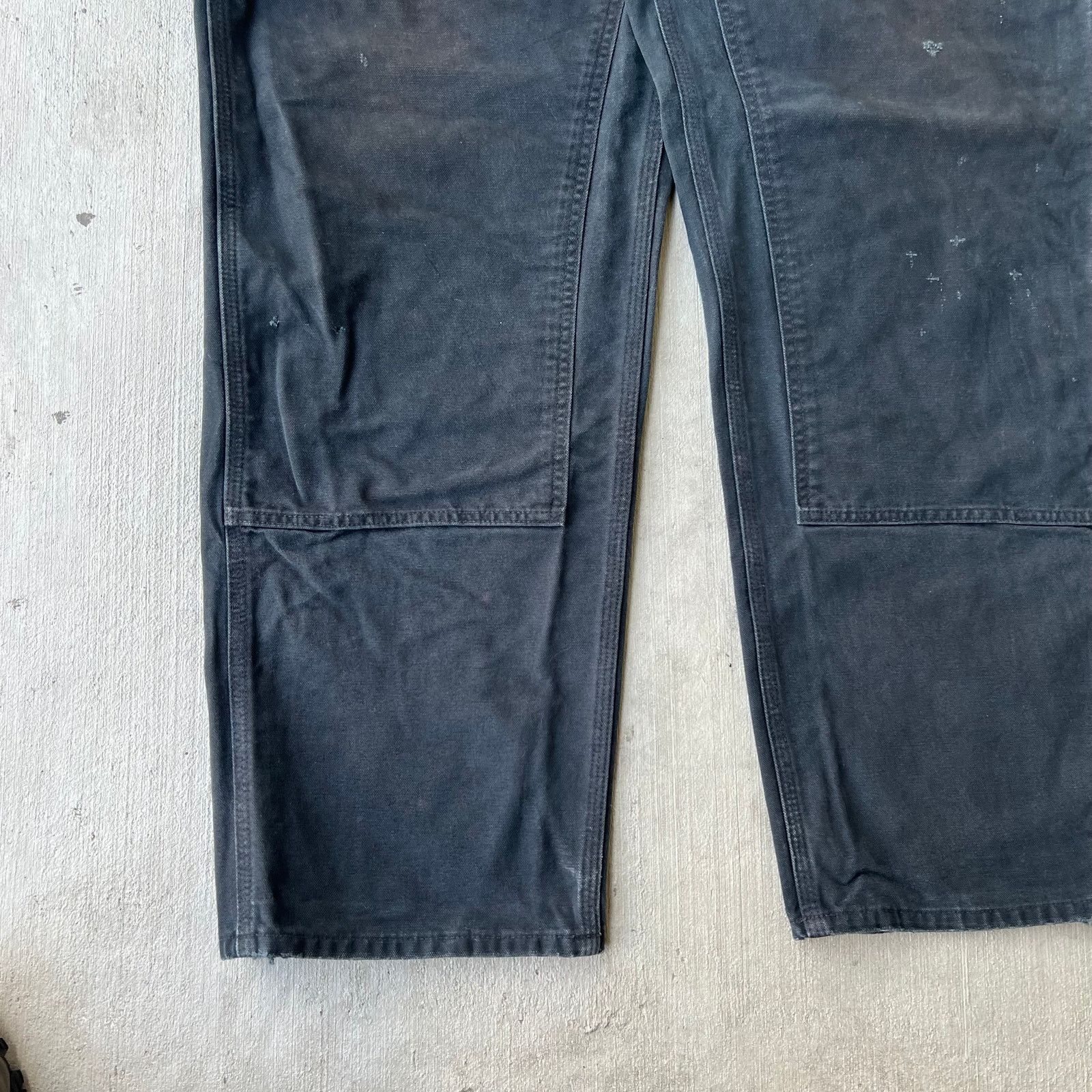 Carhartt × Vintage Carhartt black double knee work wear carpenter pants Size US 41 - 3 Thumbnail