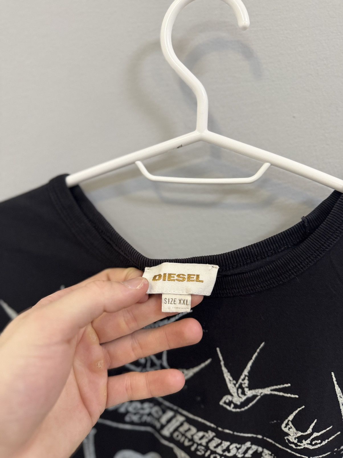 Diesel Y2K Diesel bird archival affliction distressed style shirt Size US XL / EU 56 / 4 - 3 Thumbnail