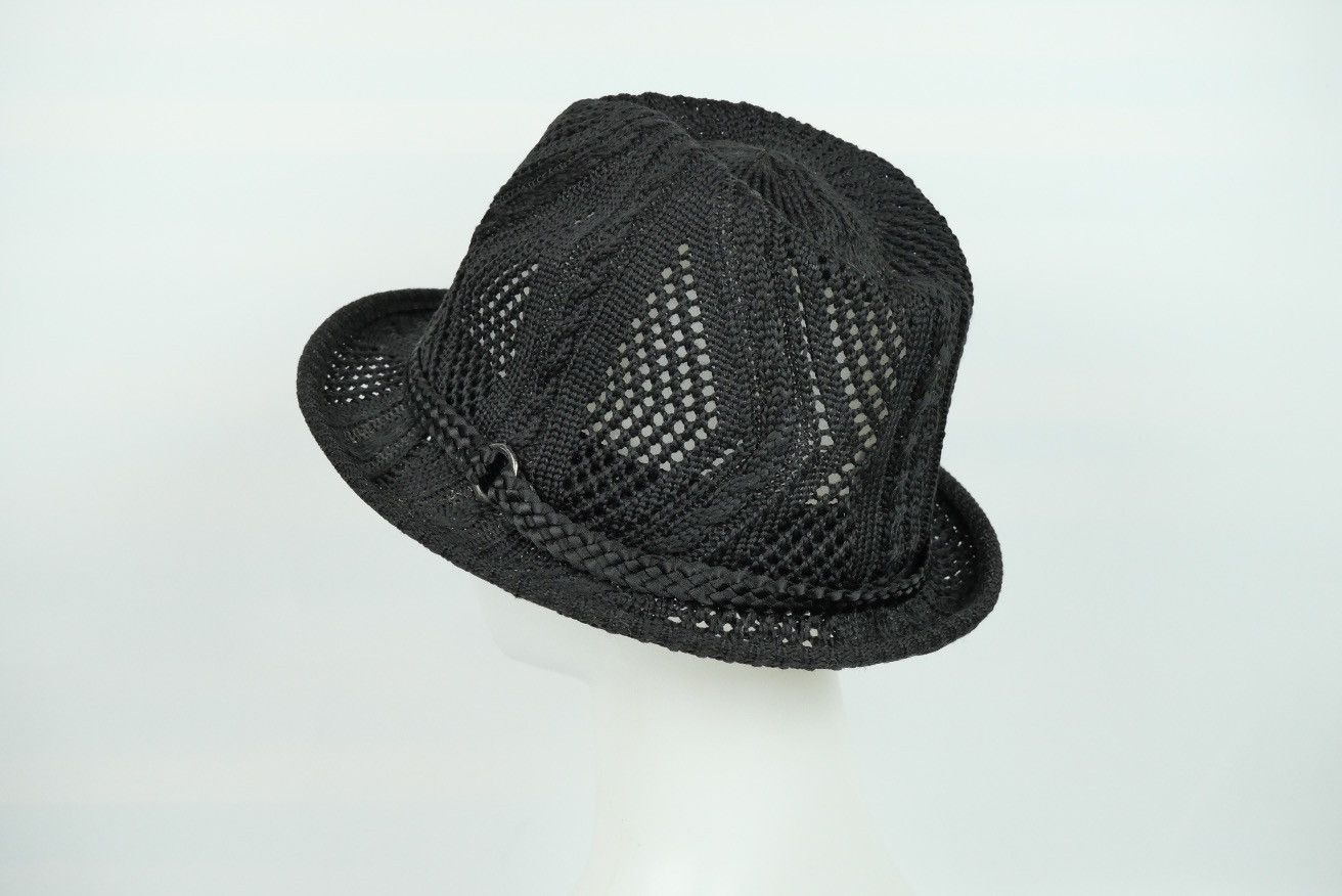 Japanese Brand Vintage Trilby Hat Black Hat Size ONE SIZE - 4 Thumbnail