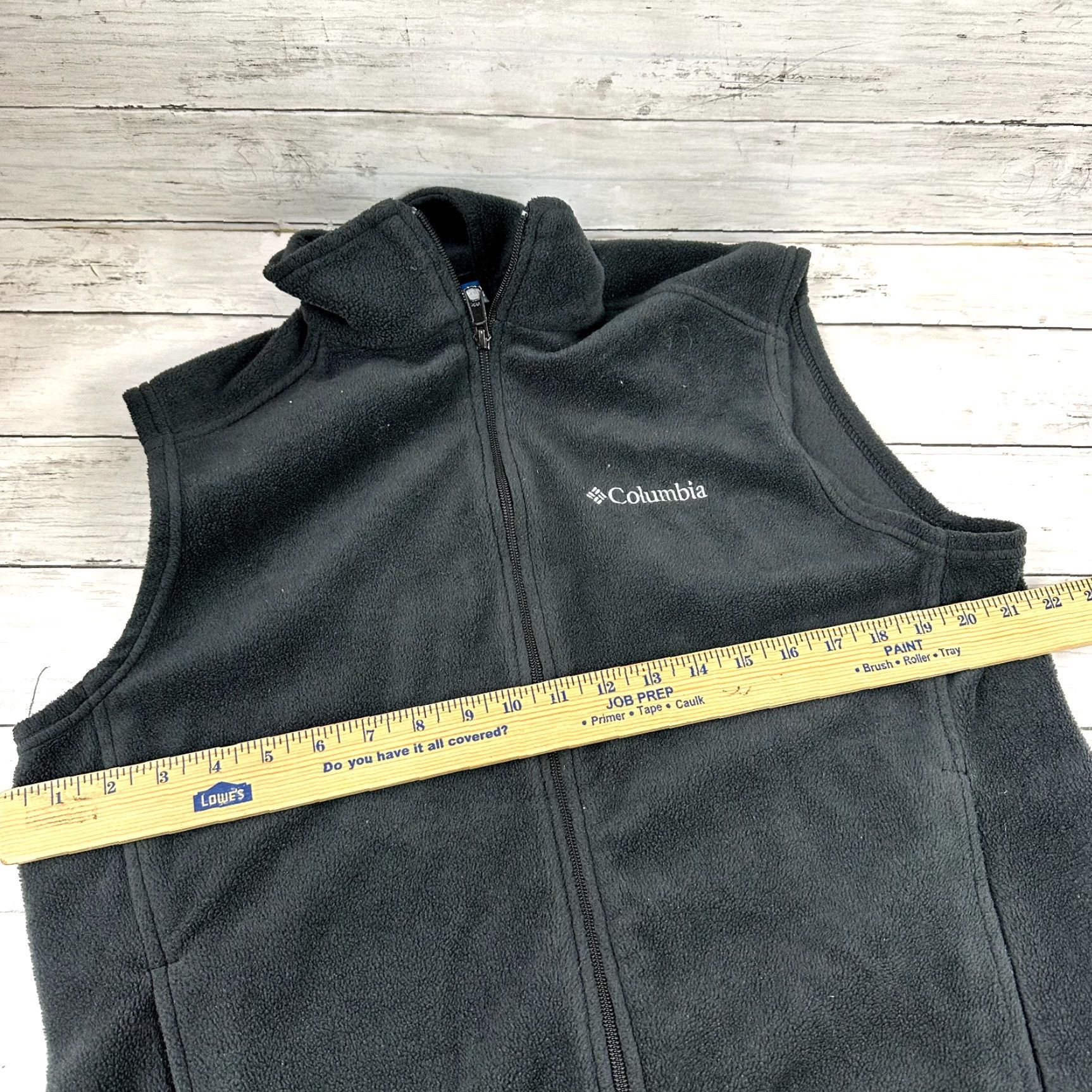 Vintage Columbia Fleece Full Zip Fleece Vest Mens Medium Black Size US M / EU 48-50 / 2 - 7 Thumbnail