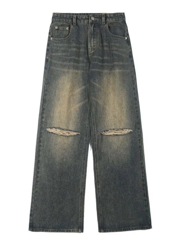 Japanese Brand × Jean Baggy Distressed Denim Jeans Size US 30 / EU 46 - 4 Thumbnail