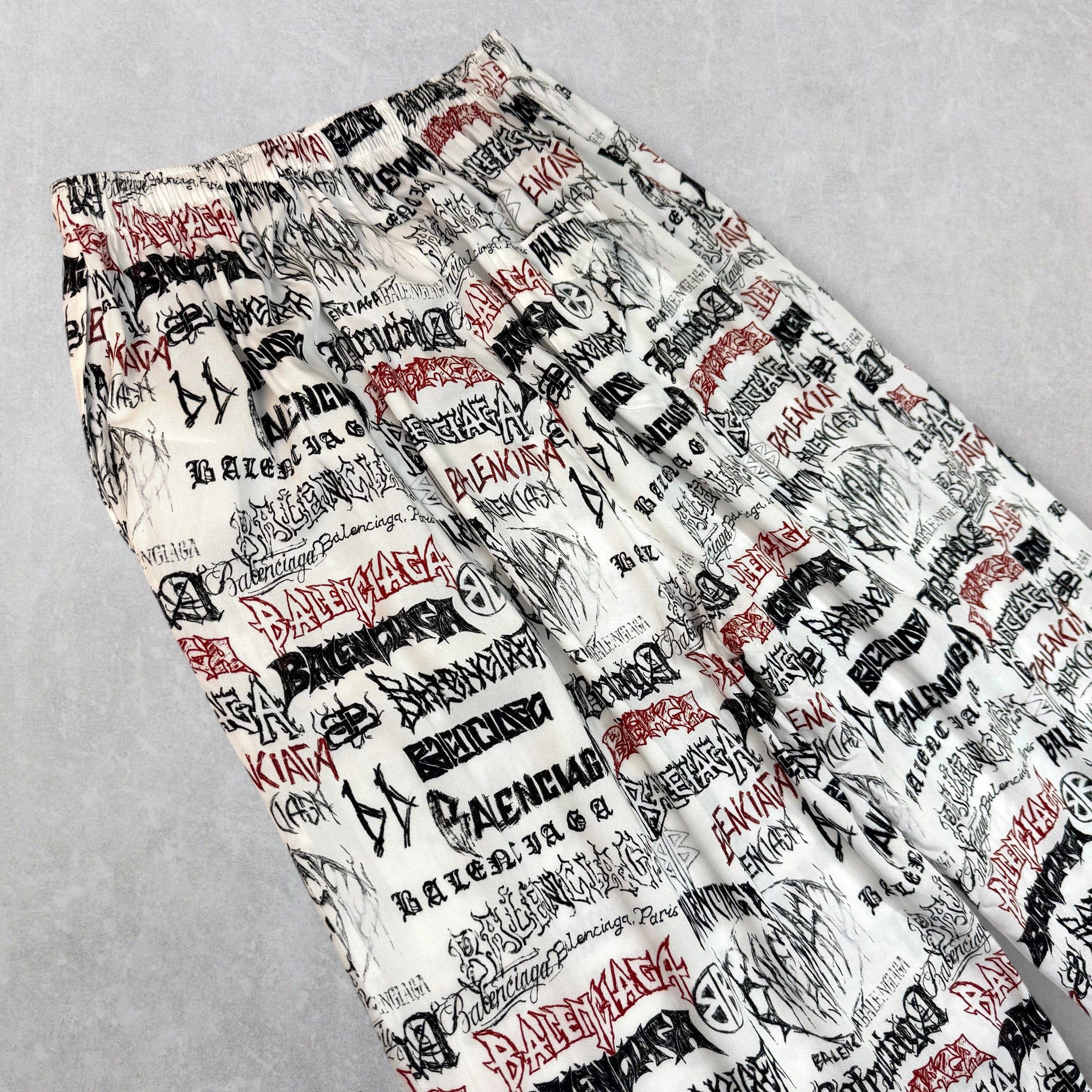 Balenciaga Balenciaga DIY Metal Allover Pyjama Pants M Size US M / EU 48-50 / 2 - 5 Thumbnail
