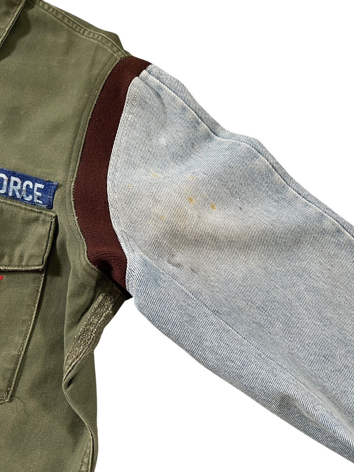 Japanese Brand Noise Craft Rebuilt Hybrid Army Button Shirt Size US L / EU 52-54 / 3 - 7 Thumbnail