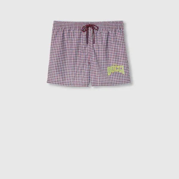 Gucci o1la5ras0626 Printed Poplin Tech Swim Shorts in Multicolor Size US 38 / EU 54 - 1 Thumbnail