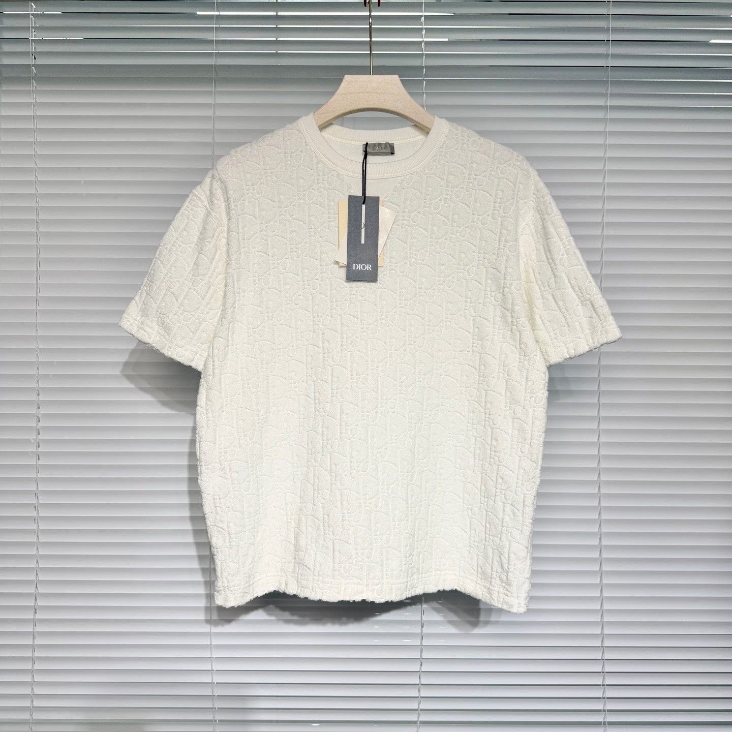 Dior Dior Oblique Logo White Short-Sleeve T-Shirt XS Size US XS / EU 42 / 0 - 1 Thumbnail