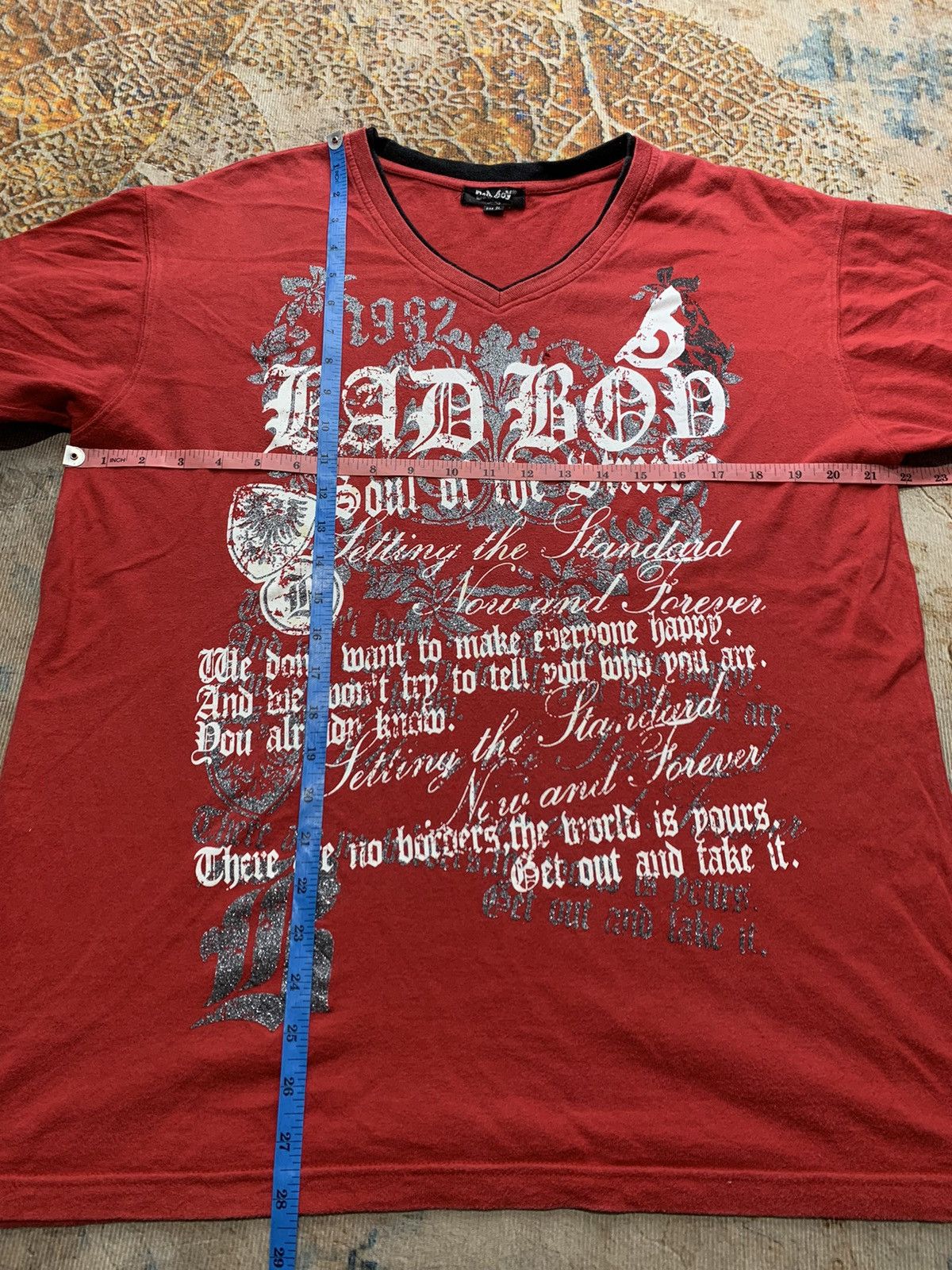 Beauty Beast × If Six Was Nine × Japanese Brand Japanese Bad boy poem double layers style Size US L / EU 52-54 / 3 - 5 Thumbnail