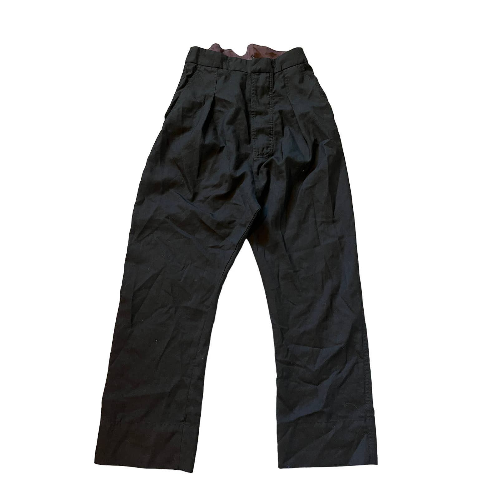 image of Vivienne Westwood Corset Slouchy Black Trousers Size 38, Women's