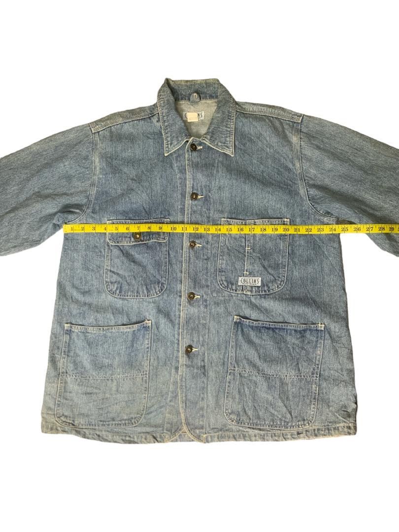 Vintage Vintage Collins Chore Denim Jackets Size US L / EU 52-54 / 3 - 11 Thumbnail