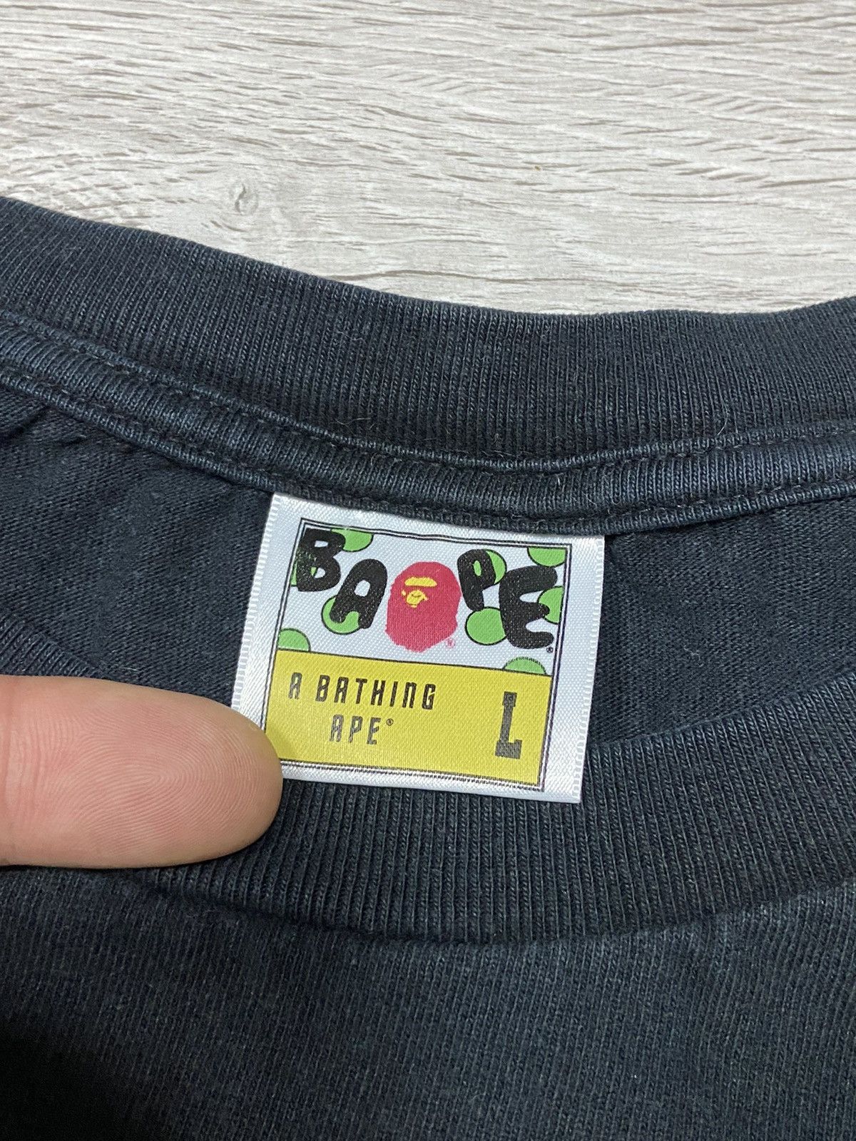 Bape Bape long sleeve ape head Size US L / EU 52-54 / 3 - 6 Thumbnail
