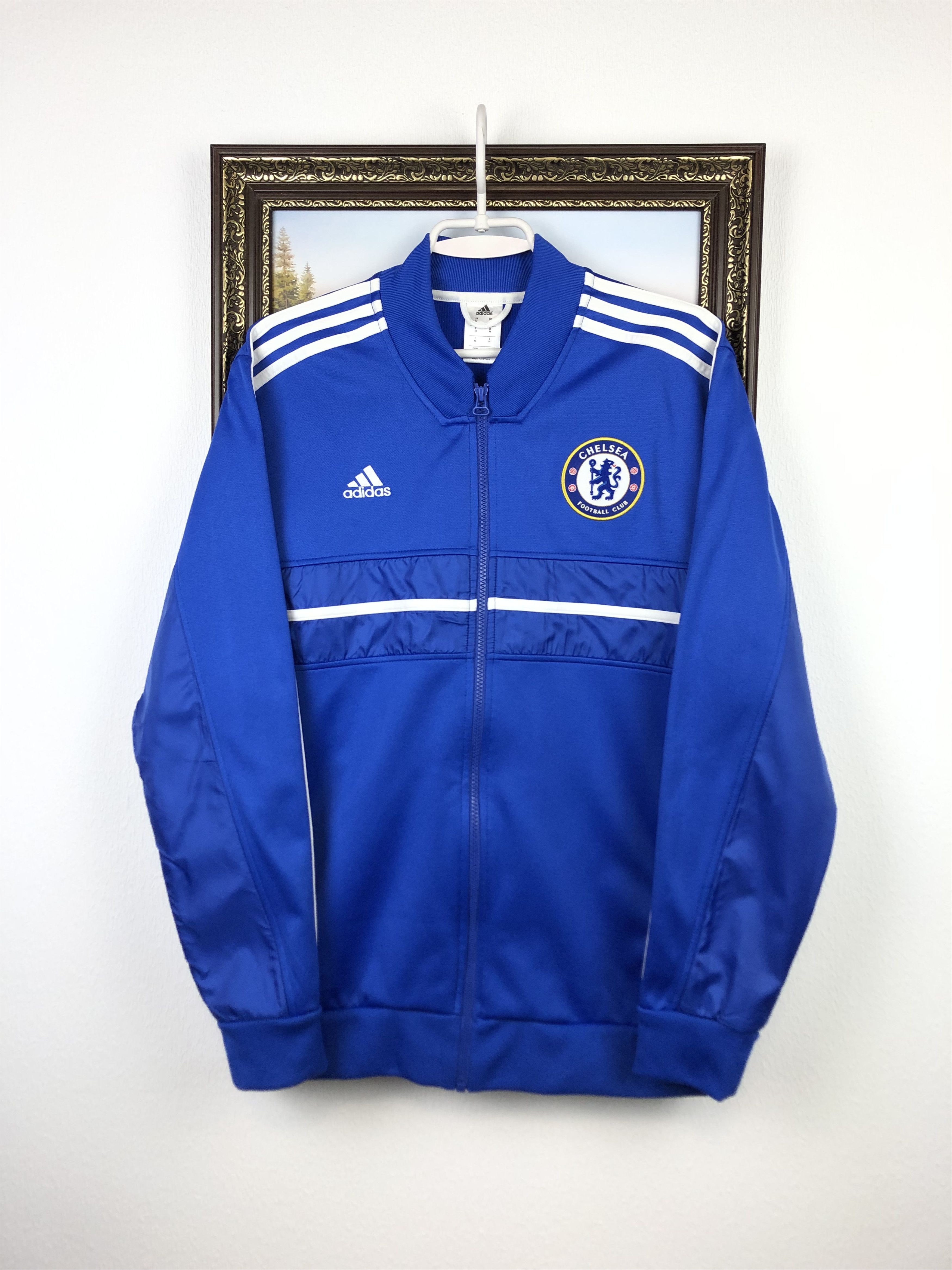Vintage Adidas Chelsea Football Jacket Soccer Track Top