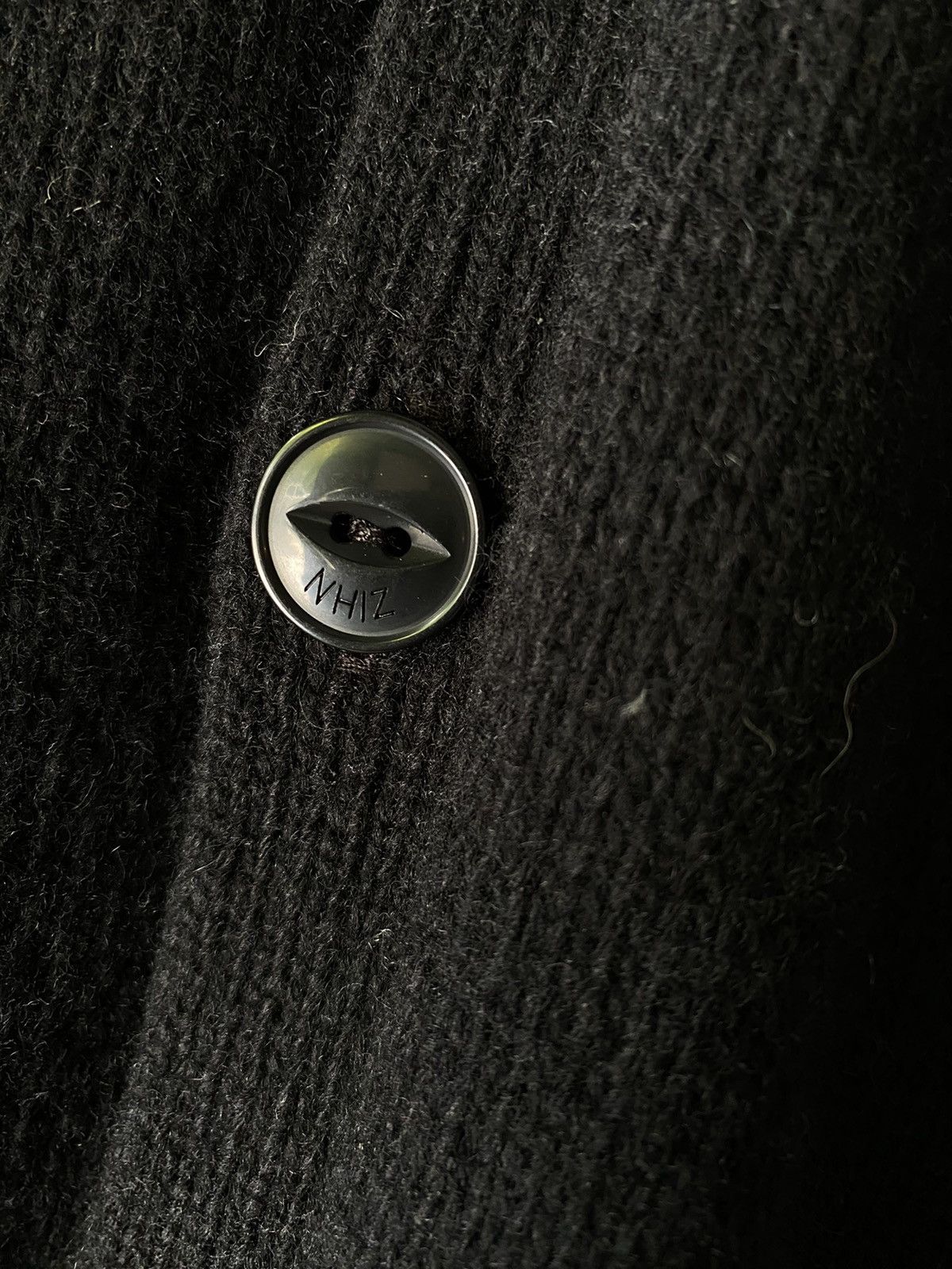 Neighborhood NHIZ izzue plus neighborhood Black Varsity Knit Cardigan Size US S / EU 44-46 / 1 - 12 Thumbnail