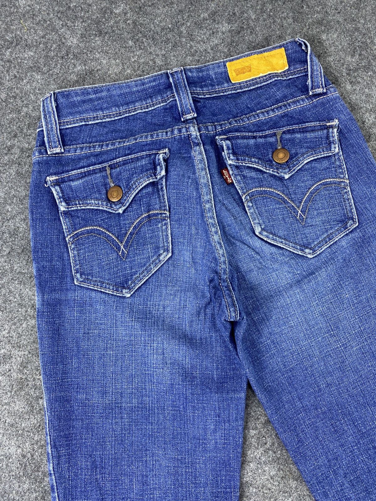 Levi's Levi's Blue Wash Flare Jeans - J1014 Size 26" / US 2 / IT 38 - 6 Thumbnail