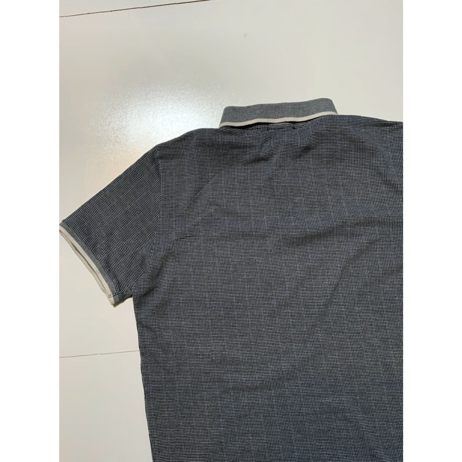 Theory Theory Jacquard Band Ticking Short Sleeve Mens Polo Shirt XL Multicolor Polo Shirt Mens XL Jacquard Band Ticking Color: Multicolor Size US XL / EU 56 / 4 - 5 Thumbnail