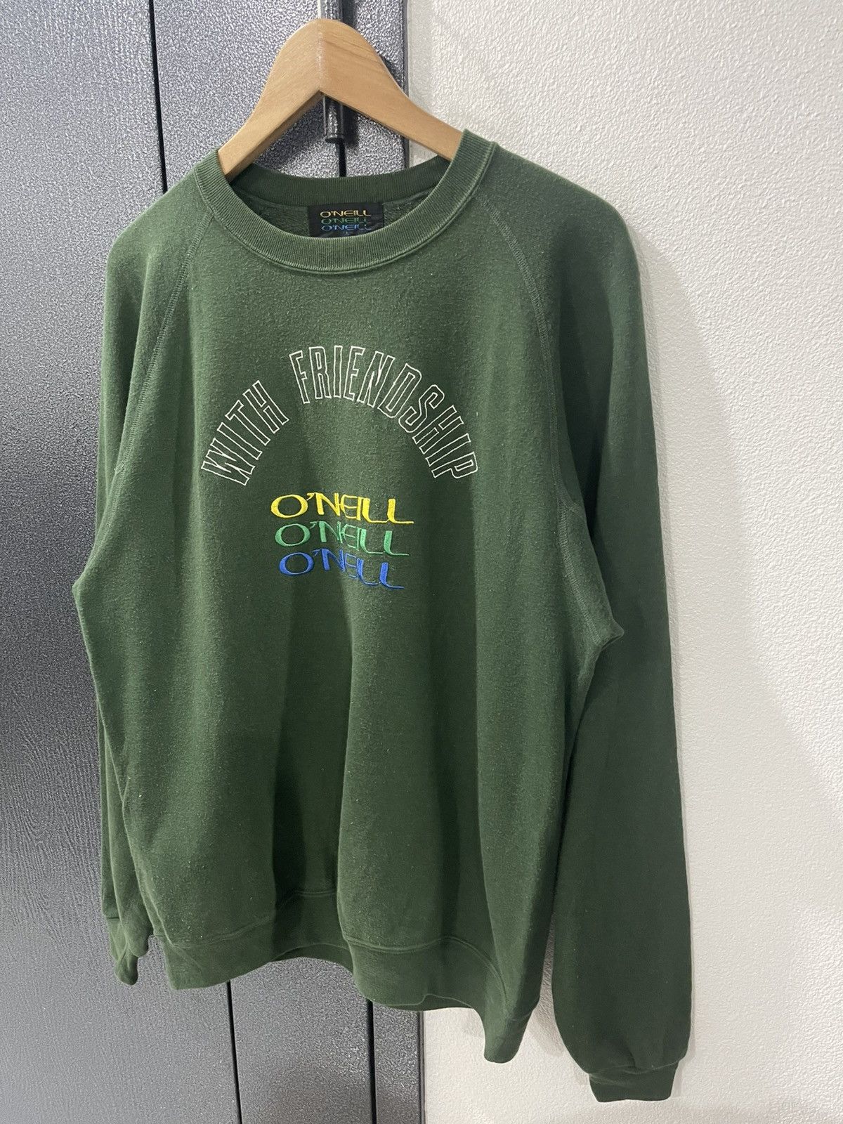 O'Neill Vintage O’neill Embroidery Logo Sweatshirt Size US L / EU 52-54 / 3 - 2 Thumbnail