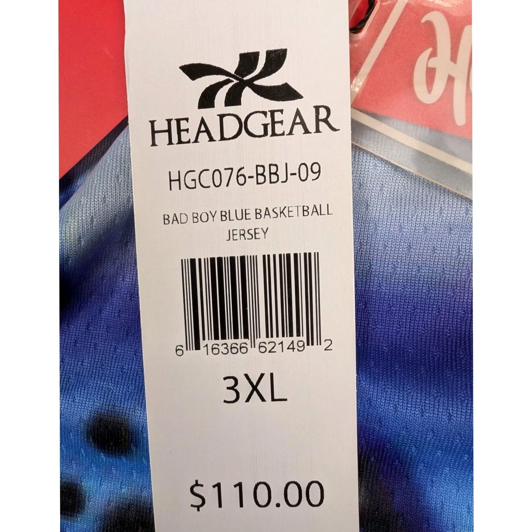 Vintage Headgear Classics Jersey Mens 3XL Blue Tank Bad Boy Records 90s Basketball Throwback Size US XXL / EU 58 / 5 - 6 Thumbnail