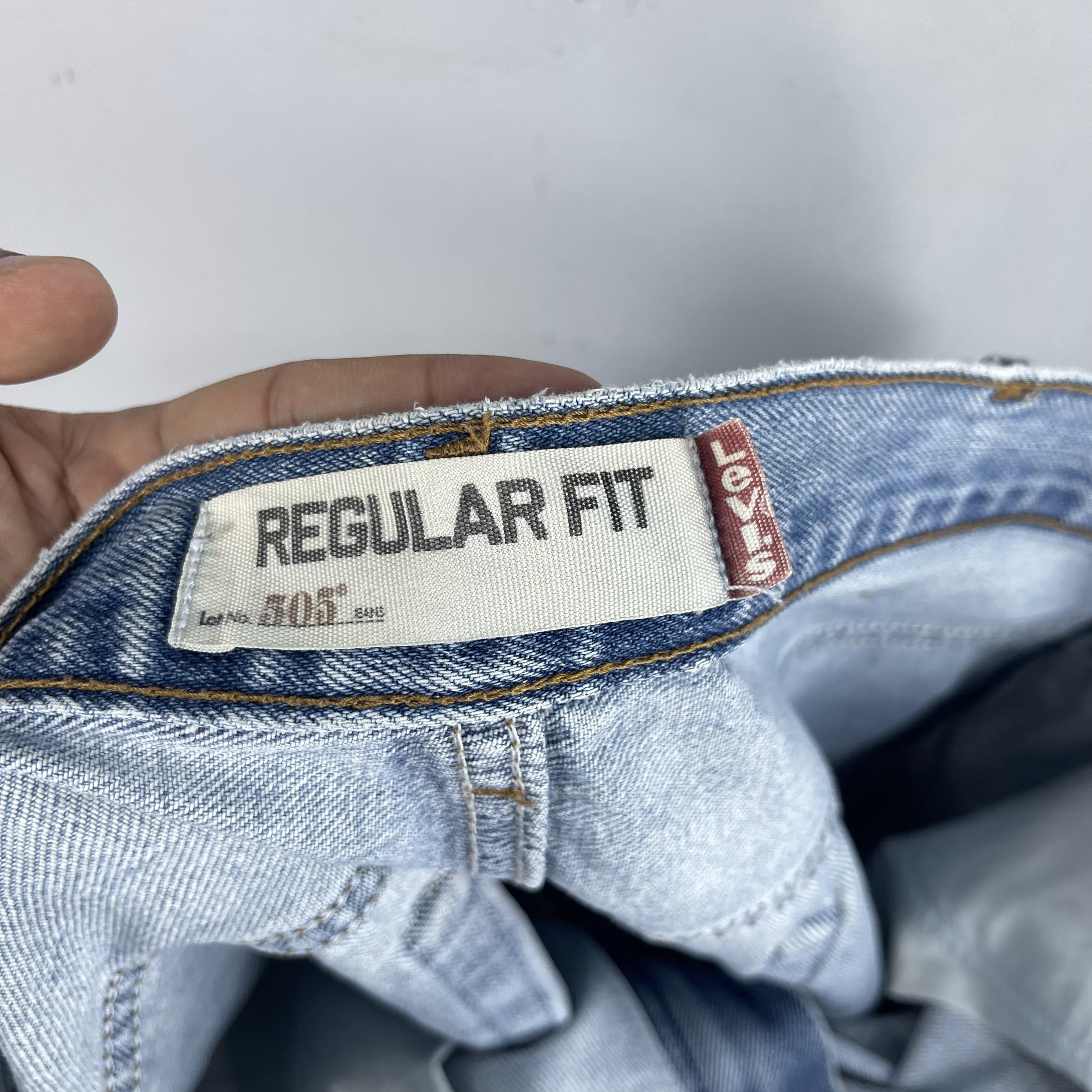 Levi's × Vintage W38 L29 Vintage Levis 505 Distressed Light Blue Wash Jeans Size US 38 / EU 54 - 7 Thumbnail