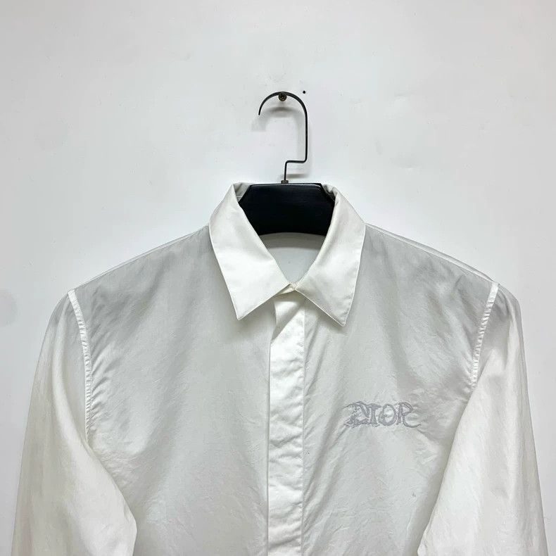 Dior Dior Size 39 Sketch logo solid color shirt 2503-Nextarrow Size US XXS / EU 40 - 5 Thumbnail