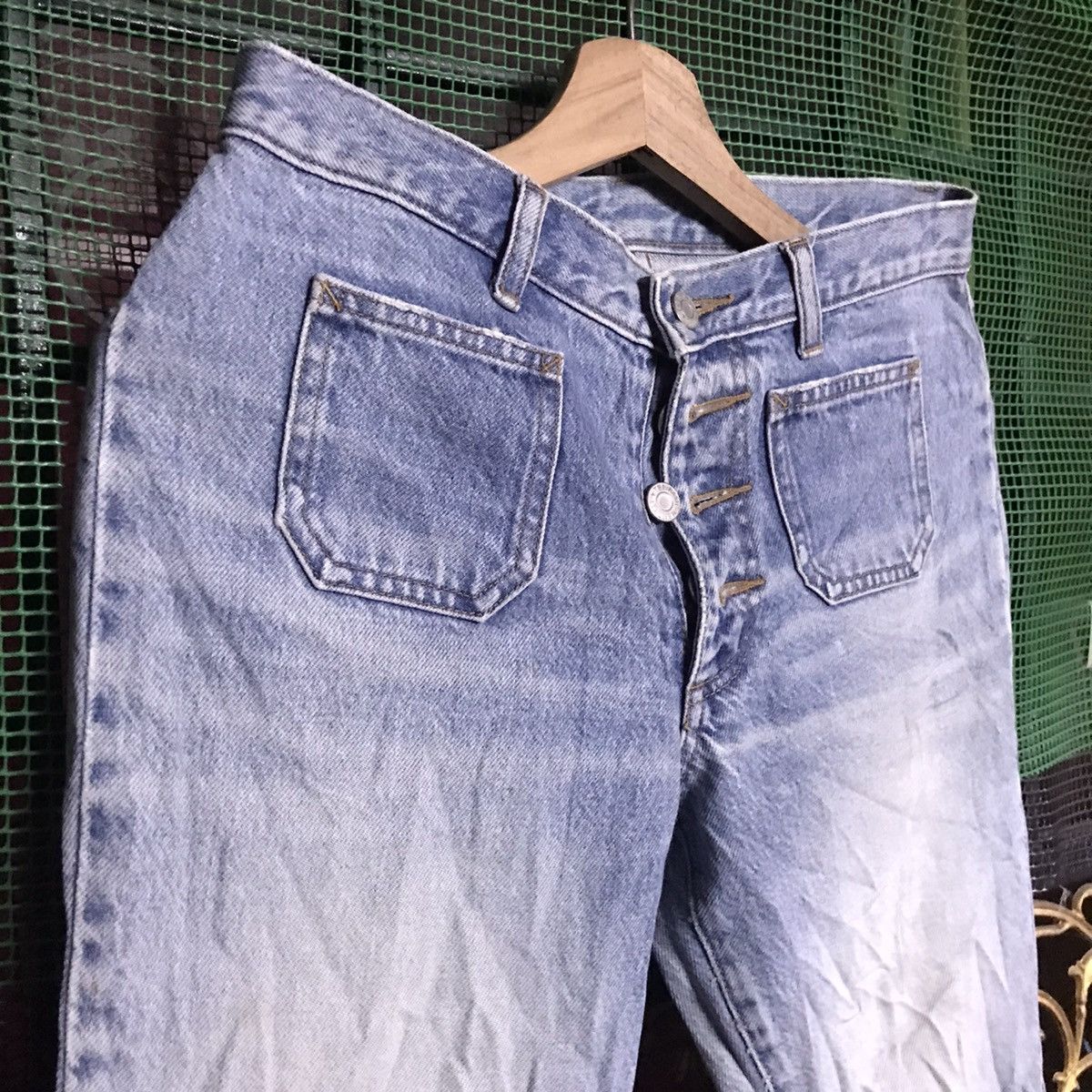 If Six Was Nine × The Unbranded Brand The Basic Members Denim Jeans Boocut Size 29" - 3 Thumbnail