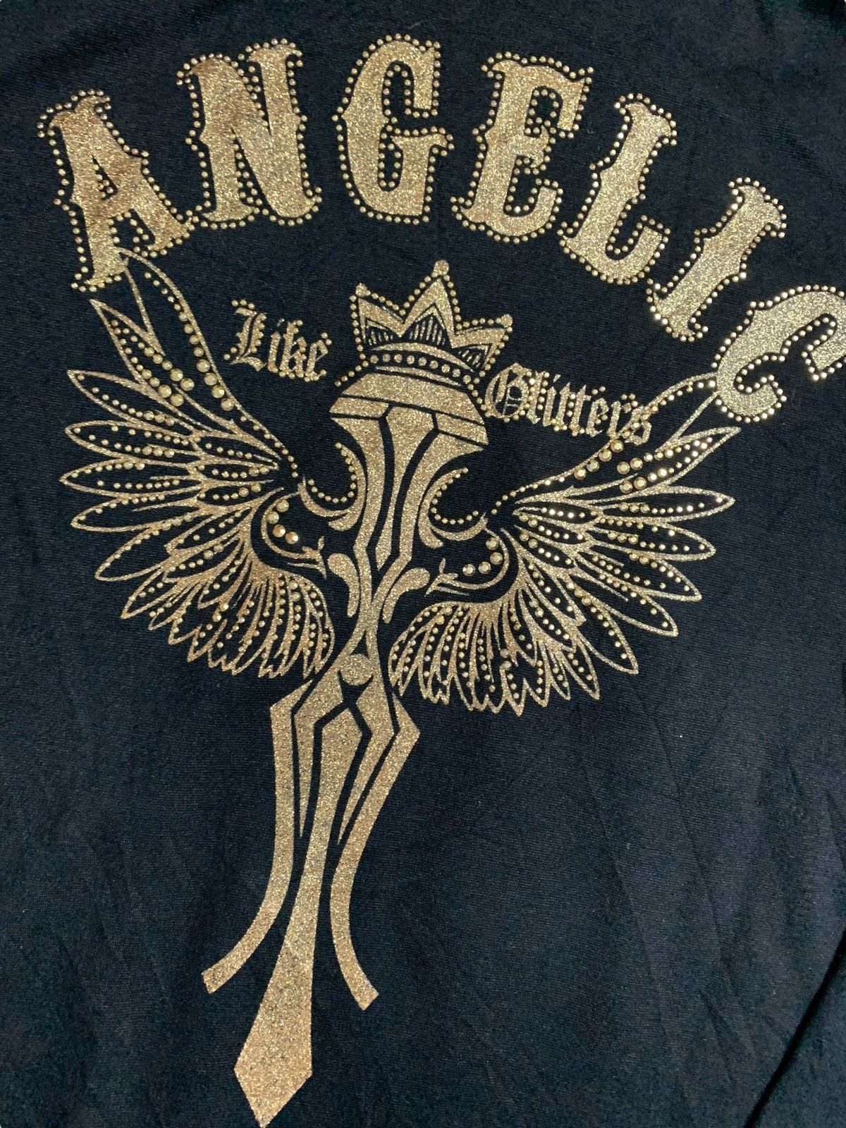 Beauty Beast RICH FUR ZIP HOODIE ANGELIC GLITTER POEM IFSIX LGB STYLE Size S / US 4 / IT 40 - 5 Thumbnail