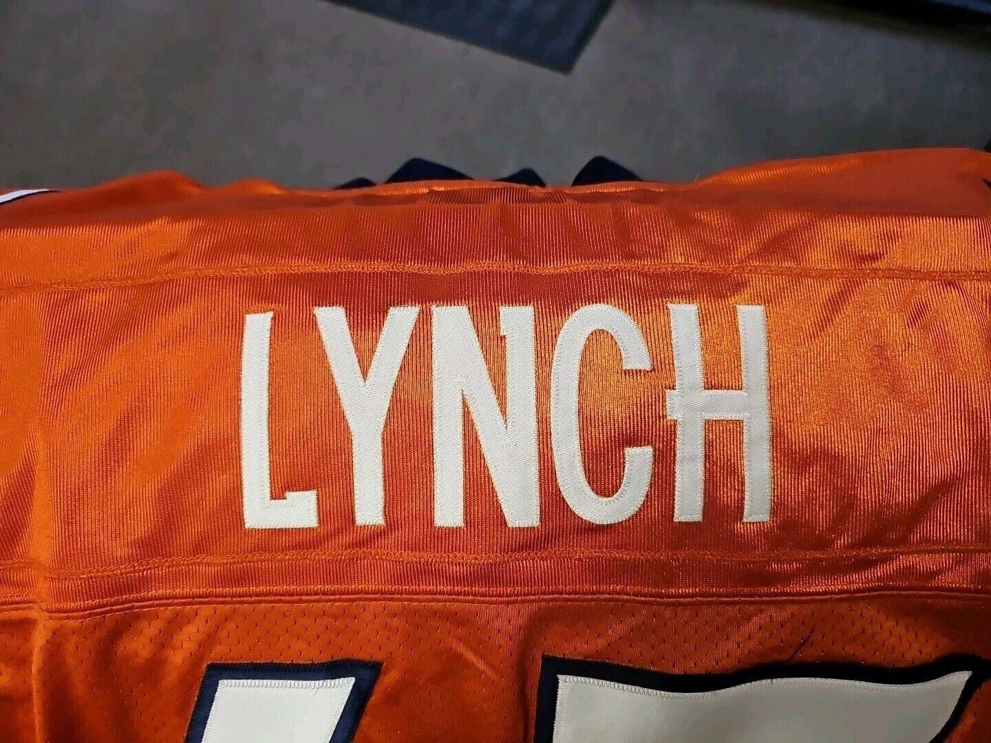 Reebok Broncos Jersey Reebok John Lynch #47 Stitched On Field XL Size ONE SIZE - 6 Thumbnail