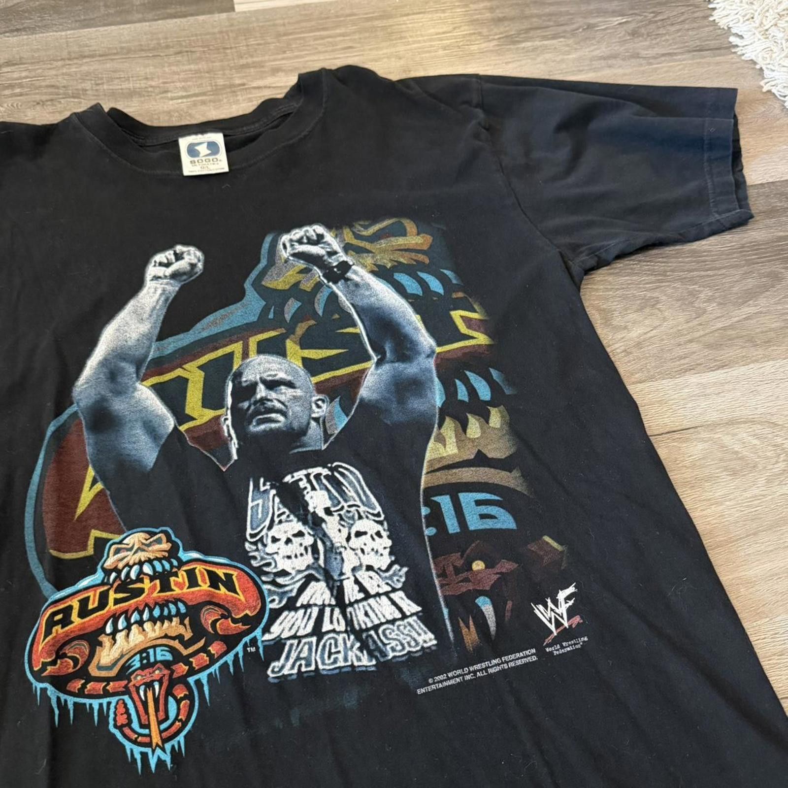 Other Vintage stone cold Steve Austin t shirt 00s L Size US L / EU 52-54 / 3 - 1 Thumbnail