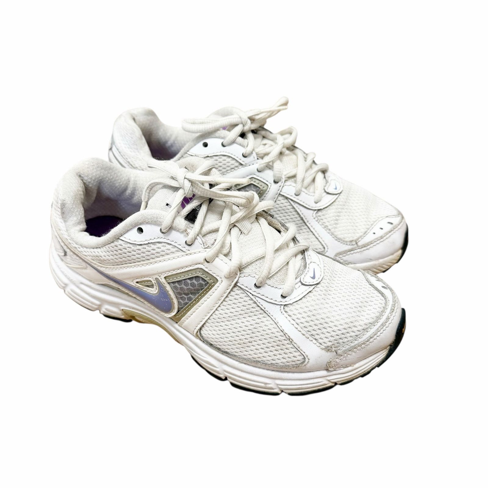 Nike Nike Dart 9 White Purple Sneakers Sz 6 Size US 6 / IT 36 - 1 Thumbnail