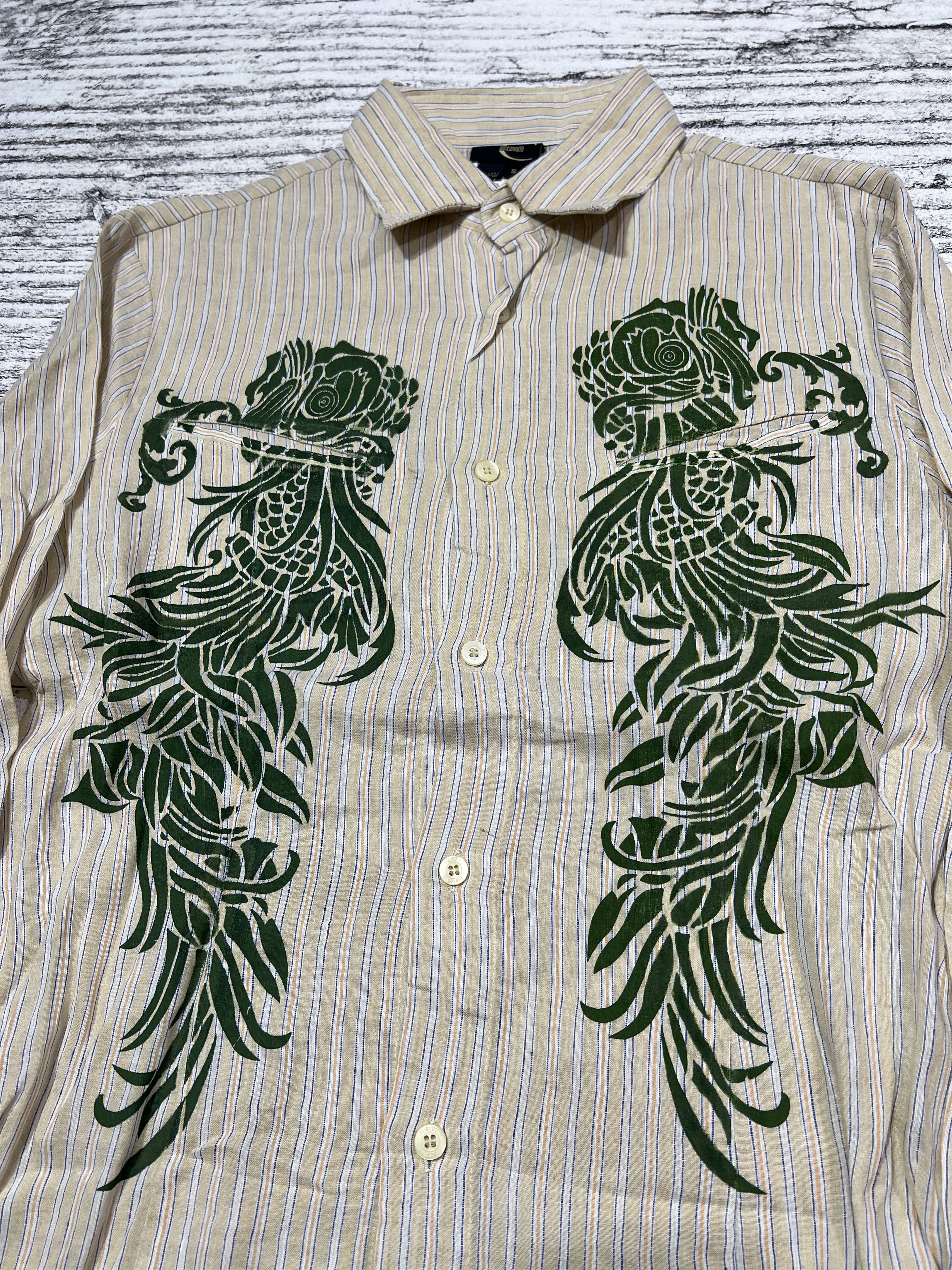 Just Cavalli 2000s Just Cavalli Guayabera Longsleeve Shirt Size US M / EU 48-50 / 2 - 3 Thumbnail