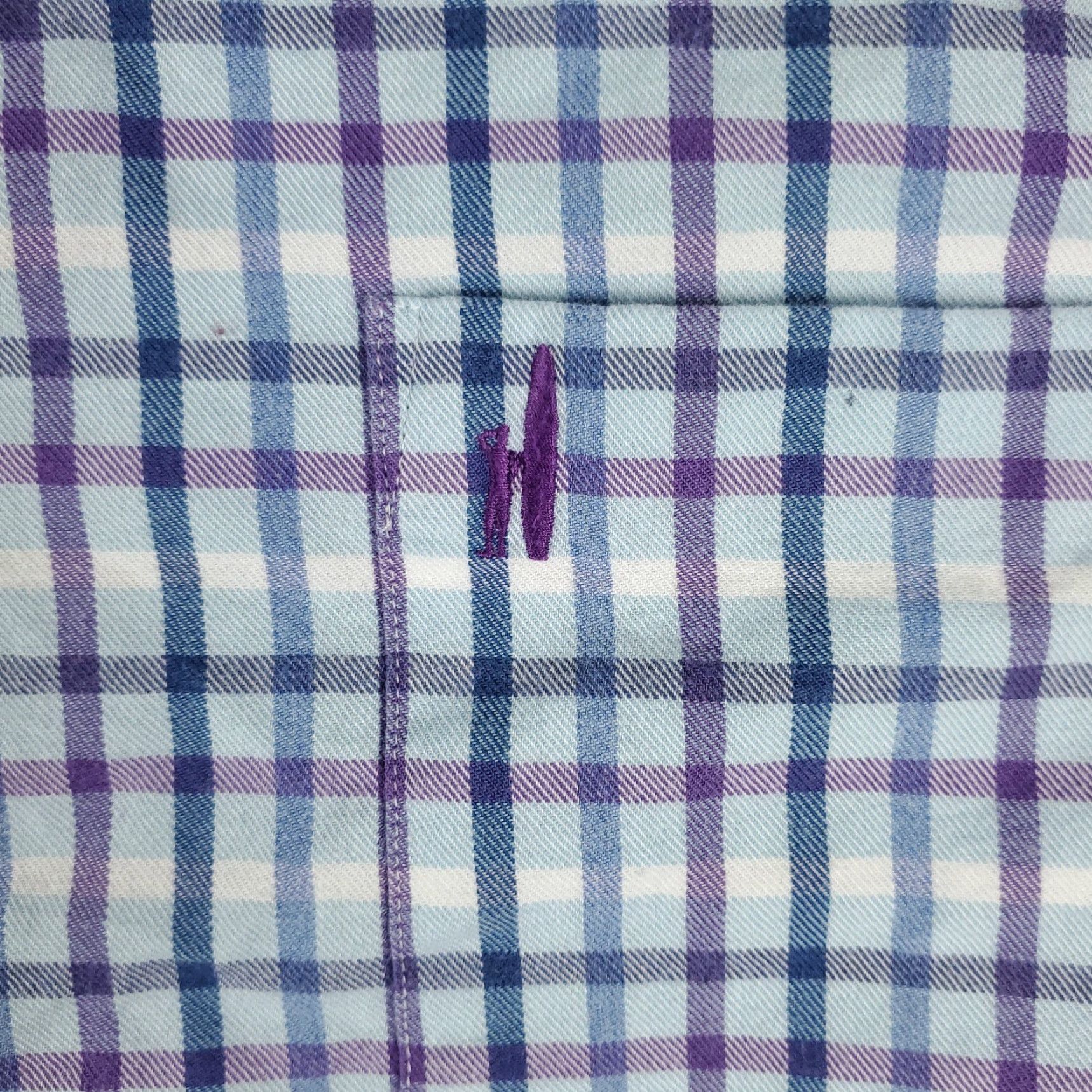 johnnie-O Johnnie-O Button-Up Shirt Mens Medium Blue Check Long Sleeve Casual Classic Size US M / EU 48-50 / 2 - 2 Thumbnail