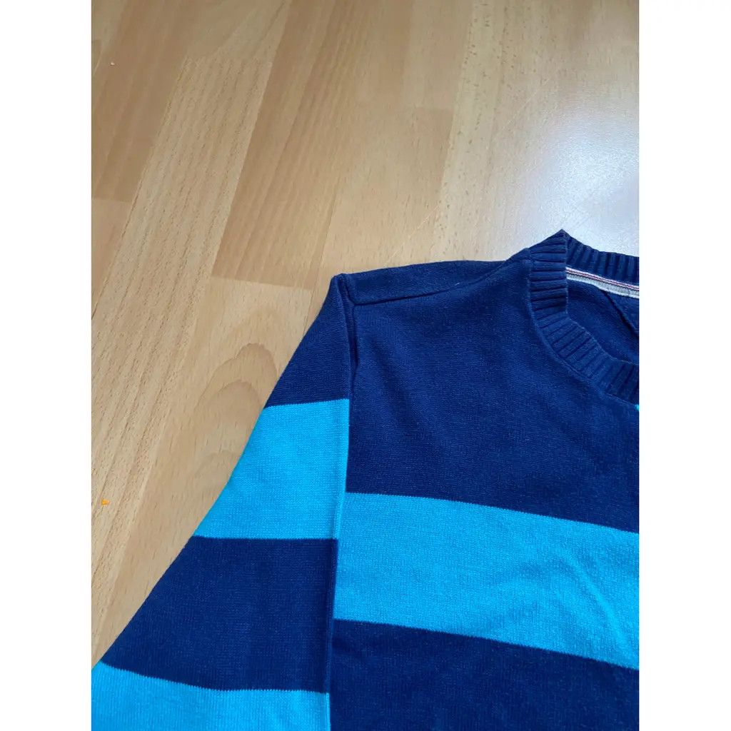 Tommy Hilfiger Tommy Hilfiger Denim Blue Striped Sweater Size US M / EU 48-50 / 2 - 2 Thumbnail