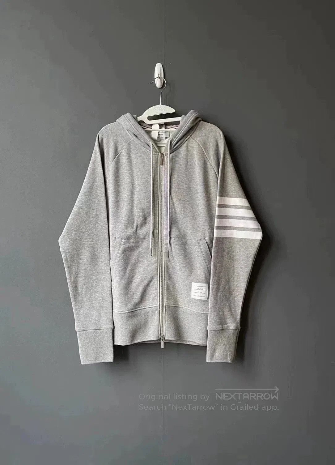 Thom Browne thom browne light grey zip hoodie. Size US M / EU 48-50 / 2 - 1 Thumbnail