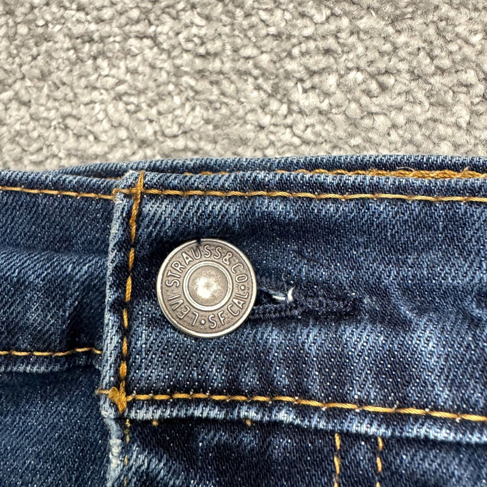 Levi's Levi's 510 Skinny Jeans Mens 30x32 Blue Dark Wash Cotton Stretch Casual Denim Pants Size US 34 / EU 50 - 5 Thumbnail