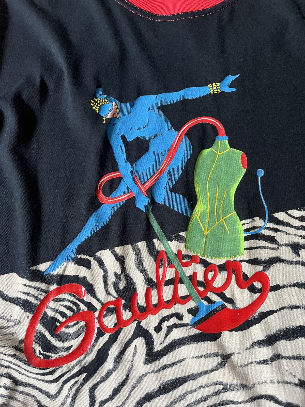 Jean Paul Gaultier Vintage Jean Paul Gaultier 90s rare archival T-shirt Size US M / EU 48-50 / 2 - 2 Thumbnail