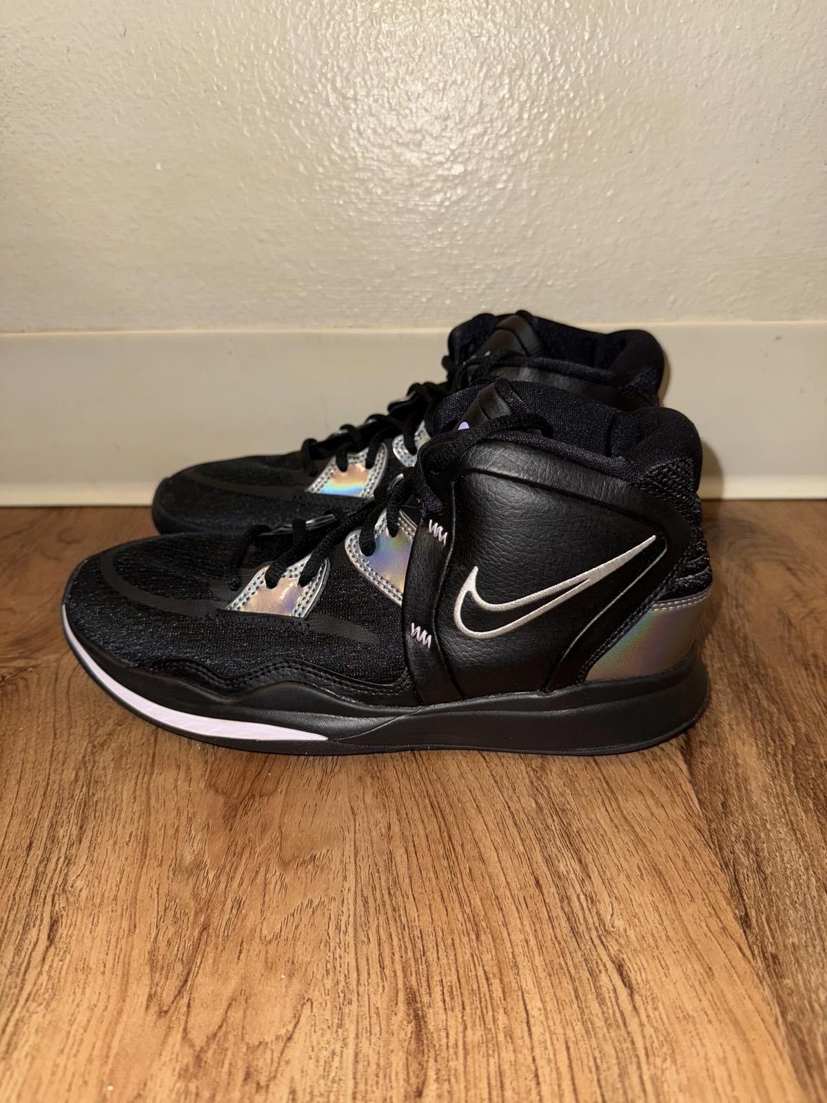 Nike Nike Kyrie Infinity Black Metallic Silver (Gs) Size US 5.5 / EU 38 - 3 Thumbnail