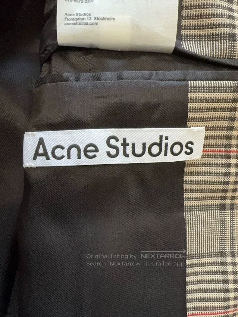 Acne Studios Acne Studios Prince of Wales Check Single-Breasted Suit, M Size 50L - 5 Thumbnail