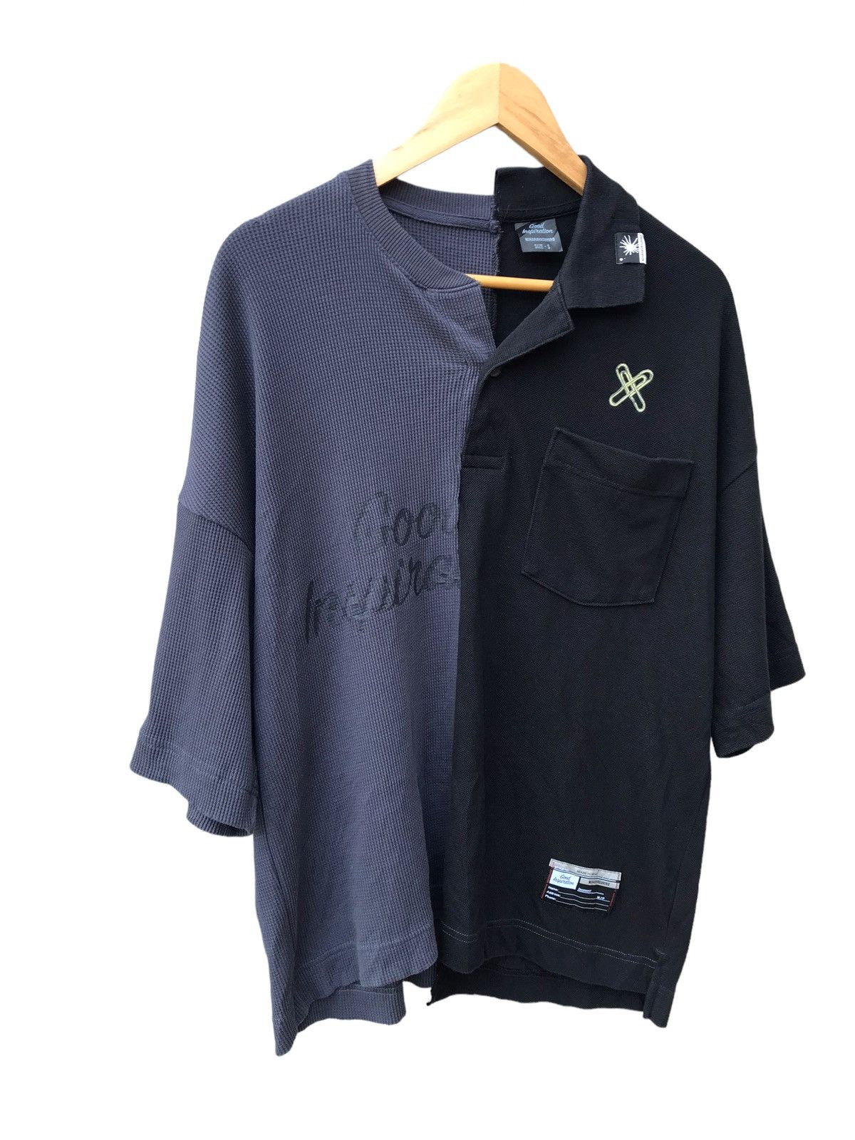 Japanese Brand × Maison MIHARA YASUHIRO × Maison Margiela Miharayasuhiro Half Polo/Tshirt Size US M / EU 48-50 / 2 - 2 Thumbnail