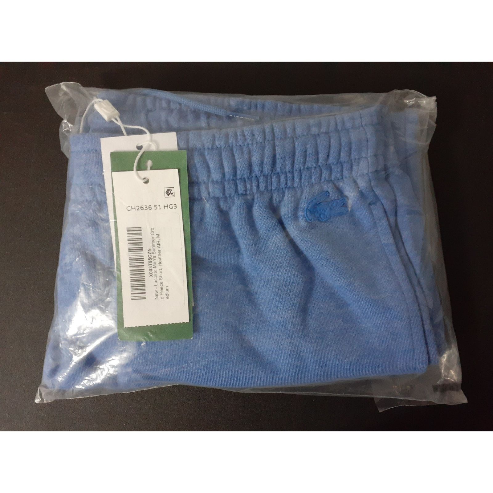 Lacoste Lacoste Men's Large Summer Croc Shorts Heather Air M Size US 31 - 2 Thumbnail