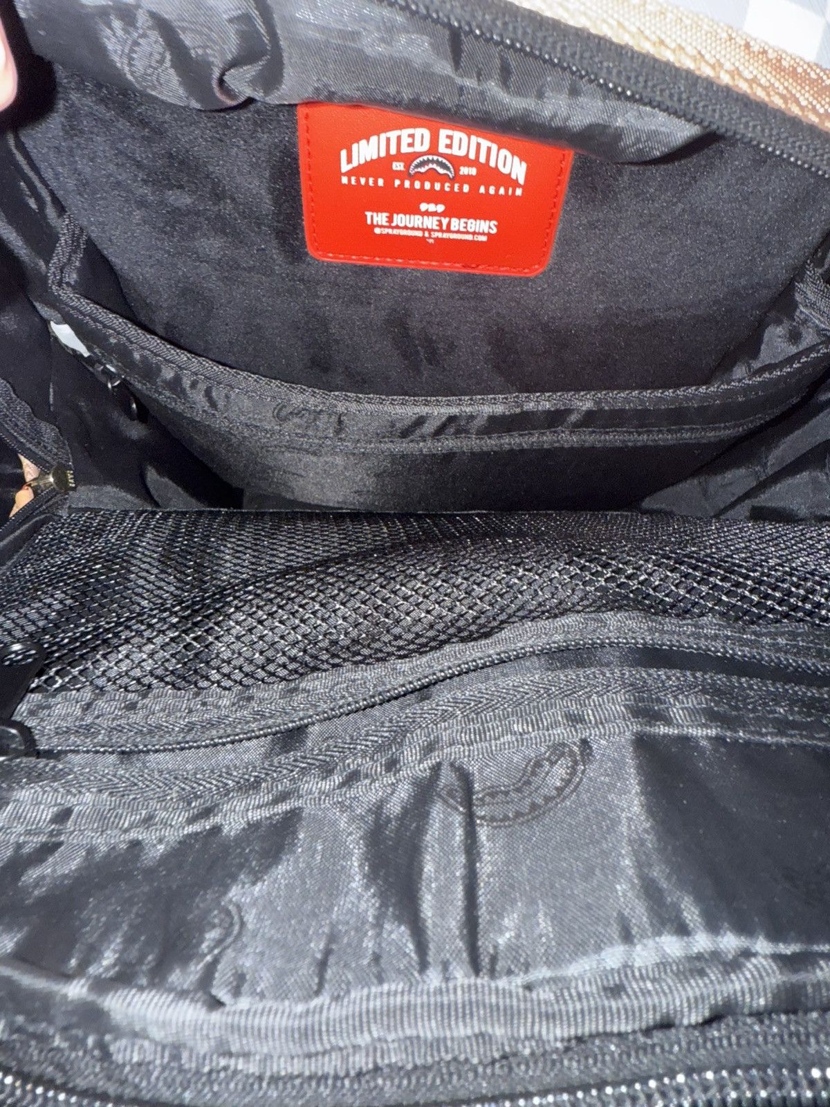 Sprayground Sprayground Henny Raceway Cream Backpack Size ONE SIZE - 5 Thumbnail