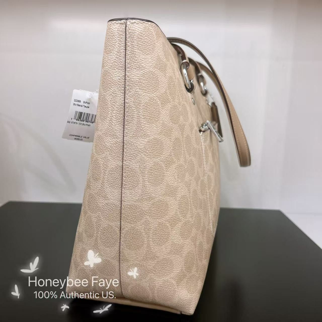 Coach Station Tote Bag In Signature Canvas CCD69 Size ONE SIZE - 3 Thumbnail