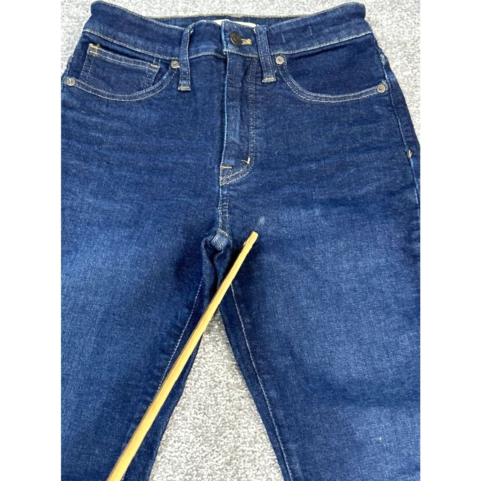 Madewell VINTAGE Madewell Curvy Jeans Women 24 Skinny High Rise Blue Denim Cotton Tencel Elastane 2010s Size 42" / US 20 - 7 Thumbnail