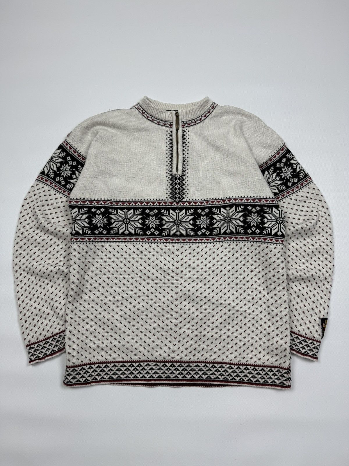 Dale Of Norway Dale Of Norway Cotton 1/4 Zip Knit Sweater Size S Size US S / EU 44-46 / 1 - 2 Thumbnail